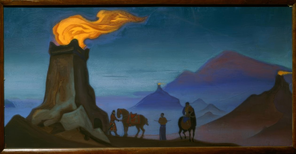 Sejrens flamme af Nikolai Konstantinowitsch Roerich