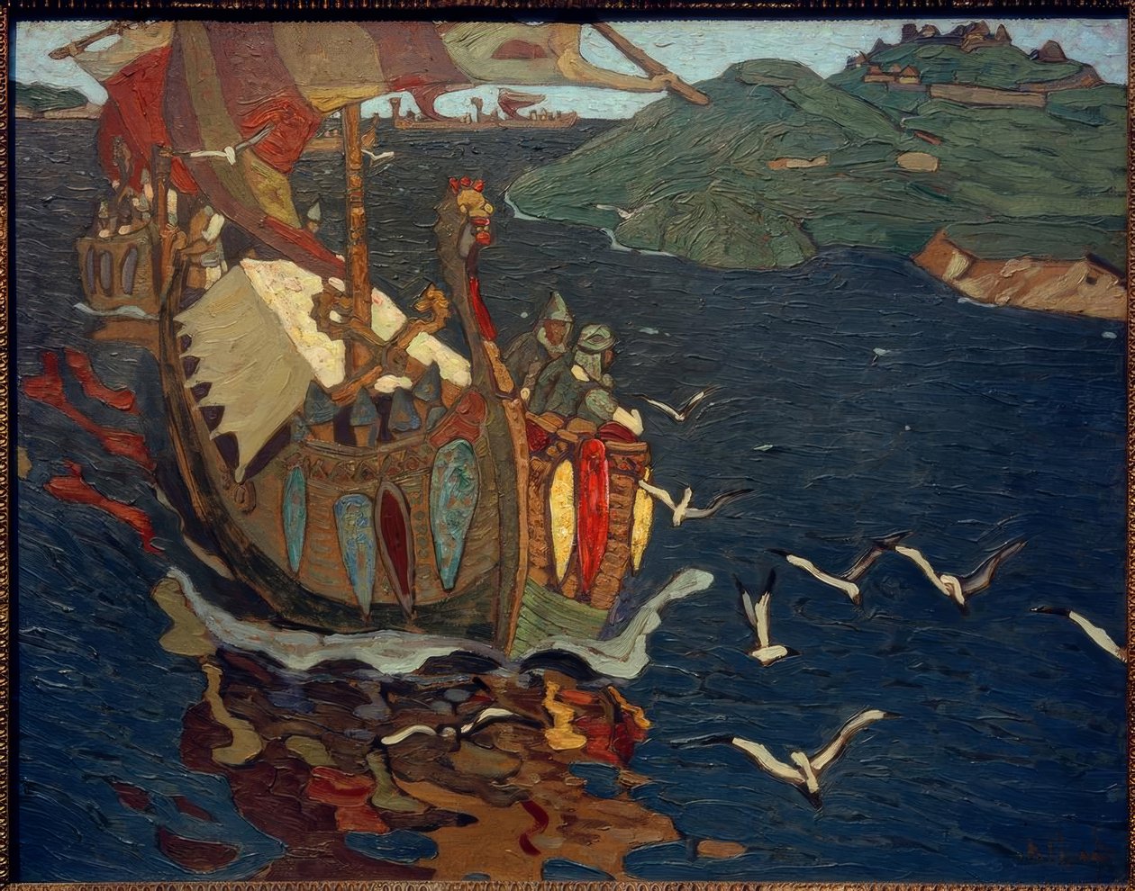 Udenlandske købmænd af Nikolai Konstantinowitsch Roerich