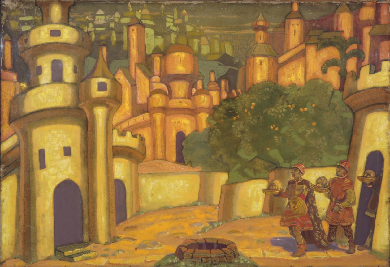 Offer, 1910 af Nikolai Konstantinowitsch Roerich