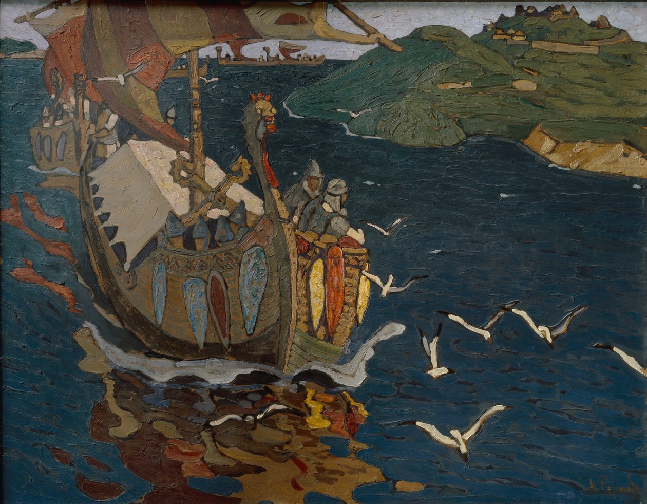 Oversøiske gæster, 1902 af Nikolai Konstantinowitsch Roerich