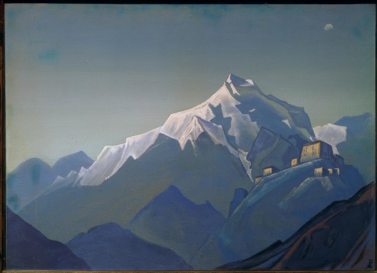Tibet. Et kloster af Nikolai Konstantinowitsch Roerich
