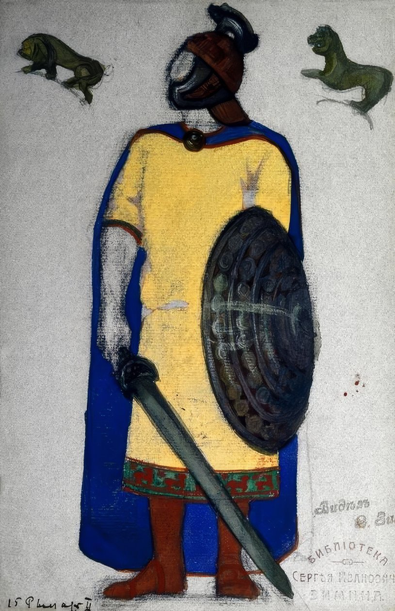 Wagner / Tristan und. Isolde / Figur / Roerich af Nikolai Konstantinowitsch Roerich