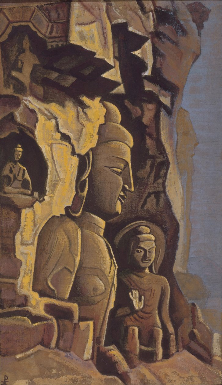 Yungang, 1937 af Nikolai Konstantinowitsch Roerich