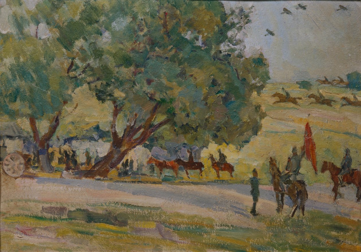 Manøvrer nær Moskva, 1930-1933 af Nikolai Pavlovich Ulyanov