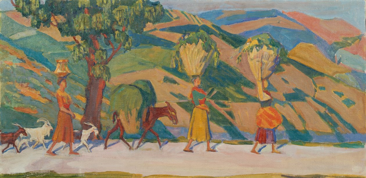 Sabinebakkerne, 1909-1912 af Nikolai Pavlovich Ulyanov