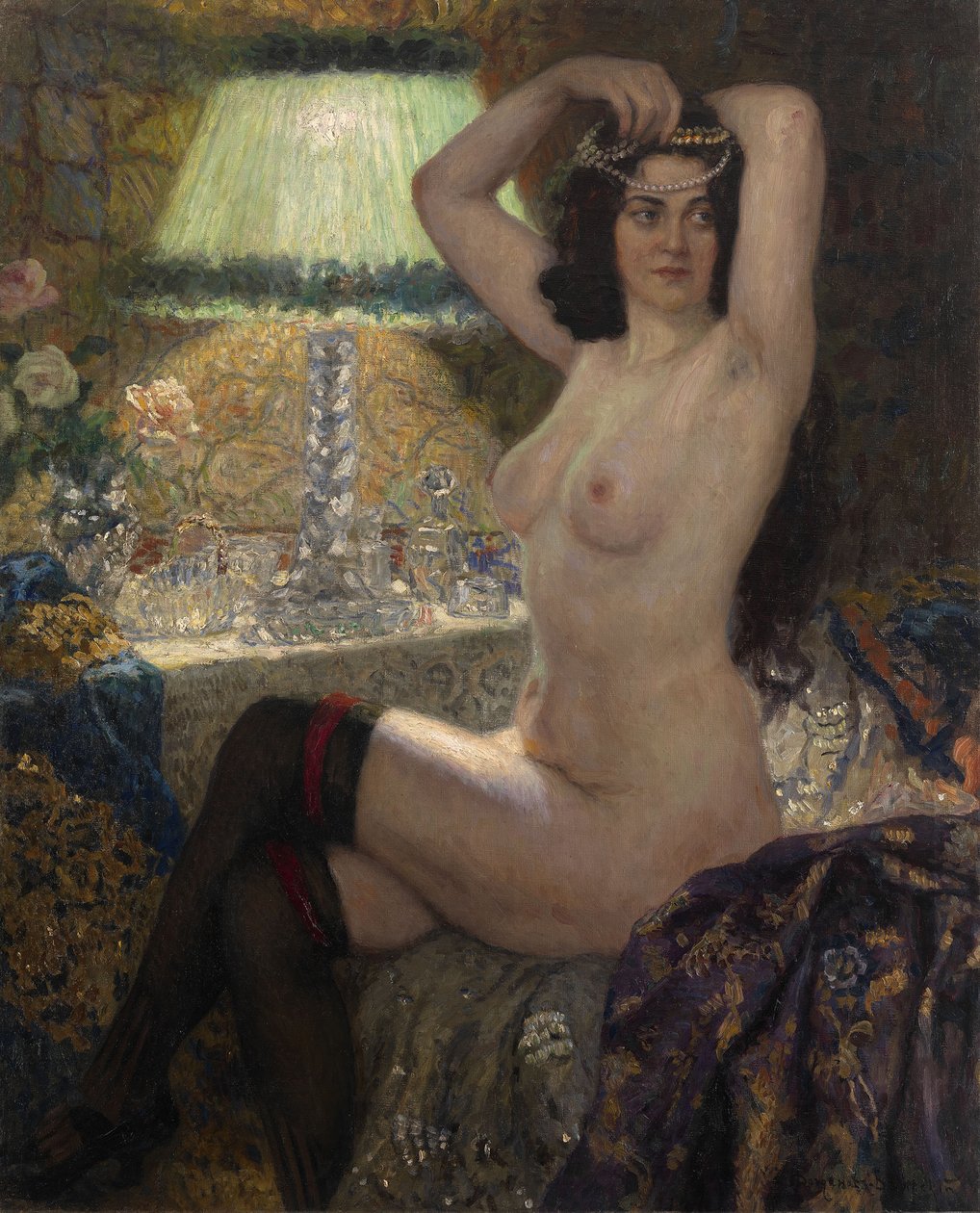 Ved den grønne lampe af Nikolai Petrovich Bogdanov Belsky