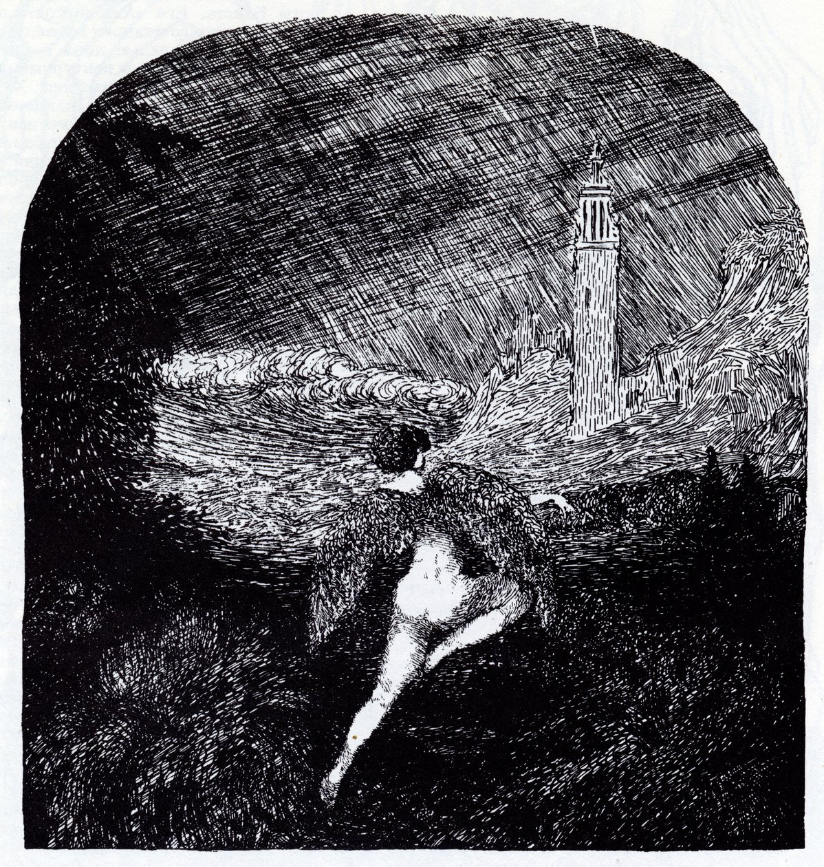 Romantikken. Symbolistisk magasin Vesy The Balance, 1905 af Nikolai Petrovich Feofilaktov