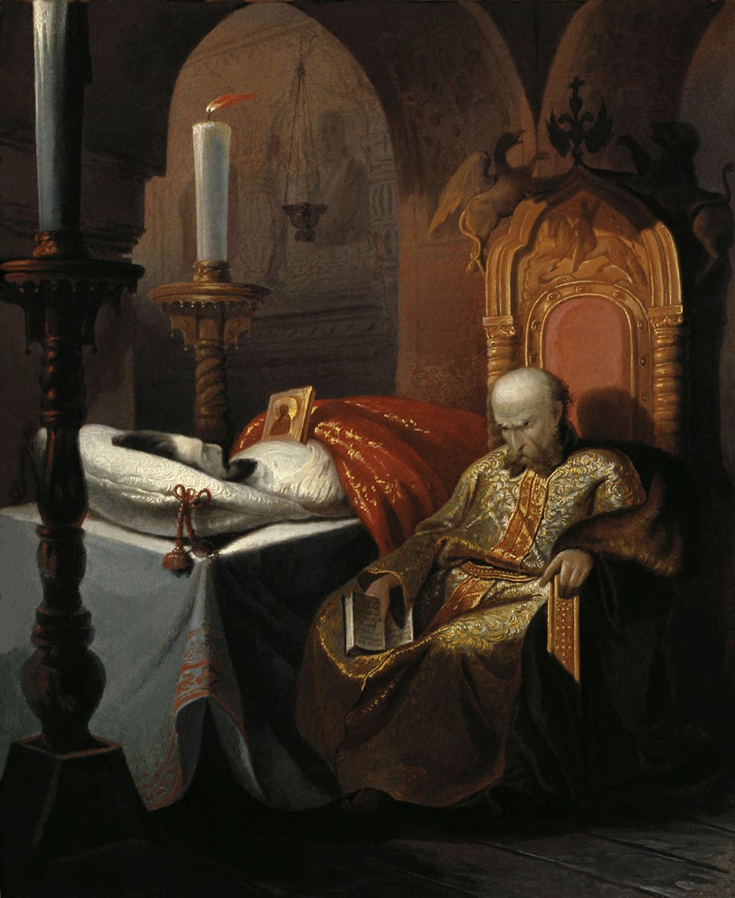 Ivan den grusomme og hans søn Ivan fredag den 16. november 1581, 1860