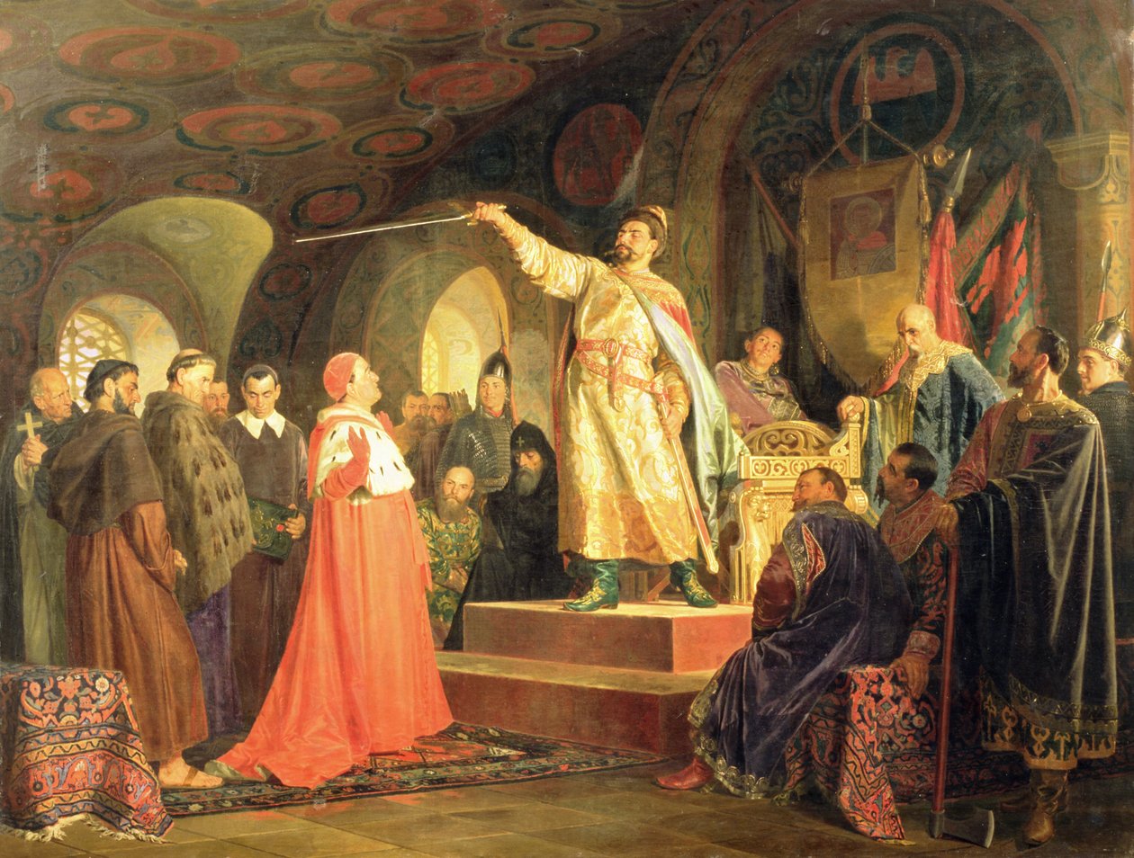 Prins Roman af Halych-Volhynia modtog pave Innocentius III