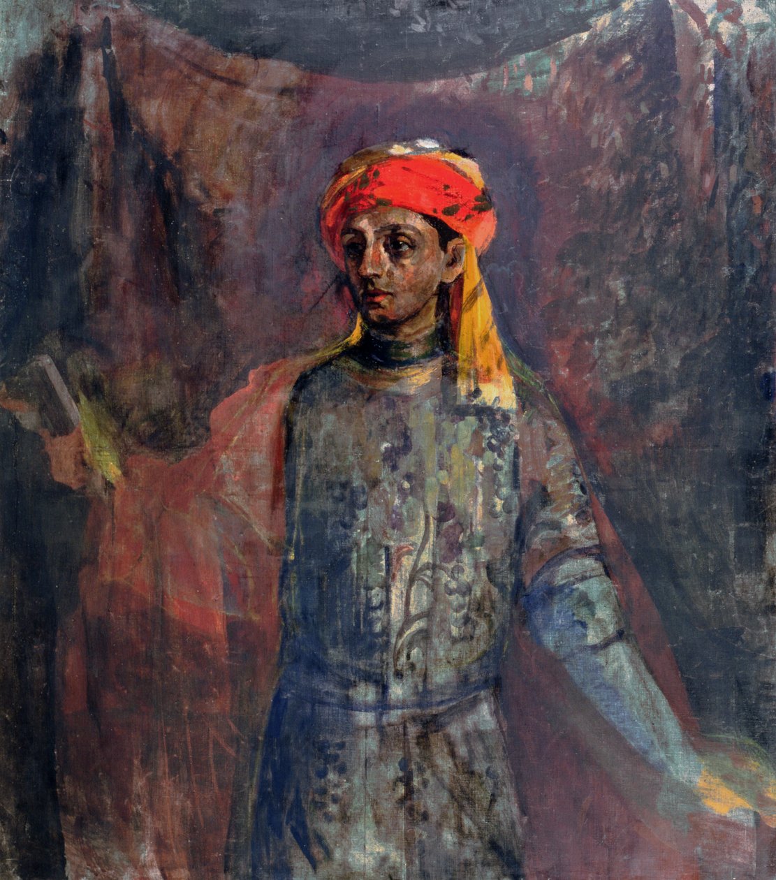 Portræt af Mikhail Kuzmin, 1911-12 af Nikolaj Nikolaevic Sapunov
