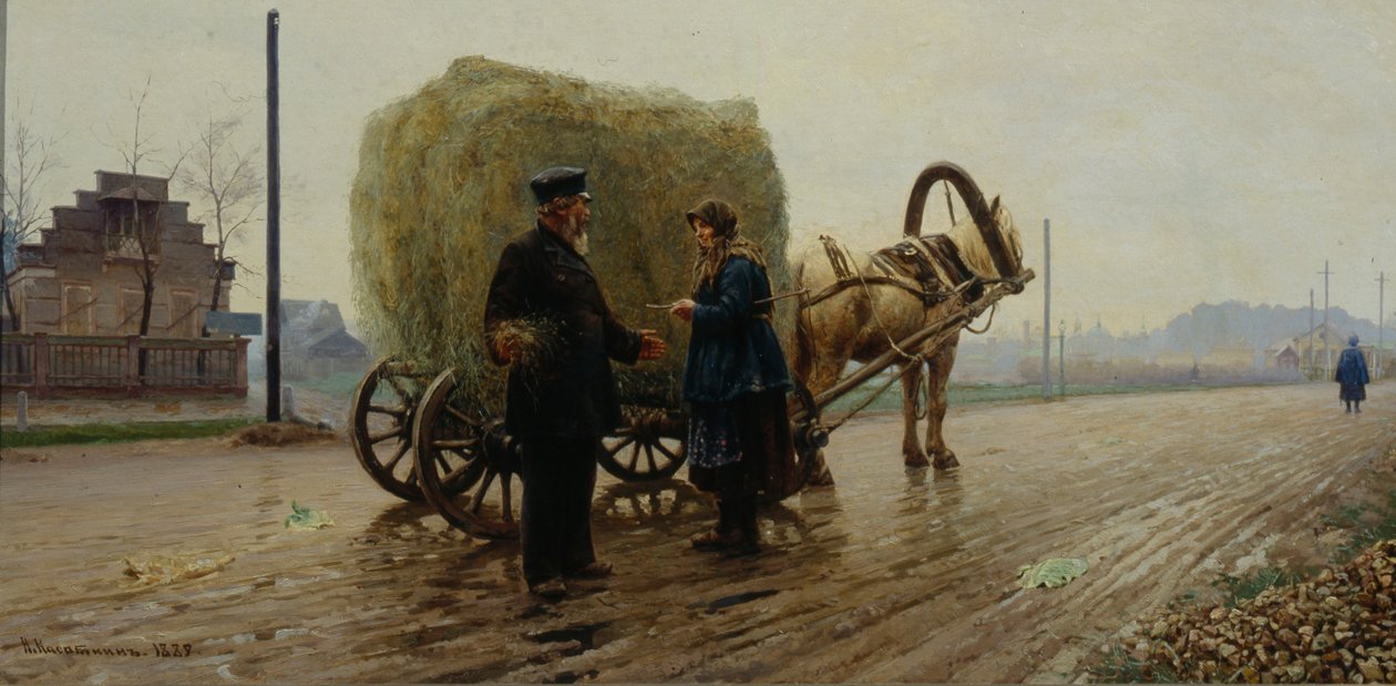 Aftale, 1889 af Nikolaj Alekseevich Kasatkin