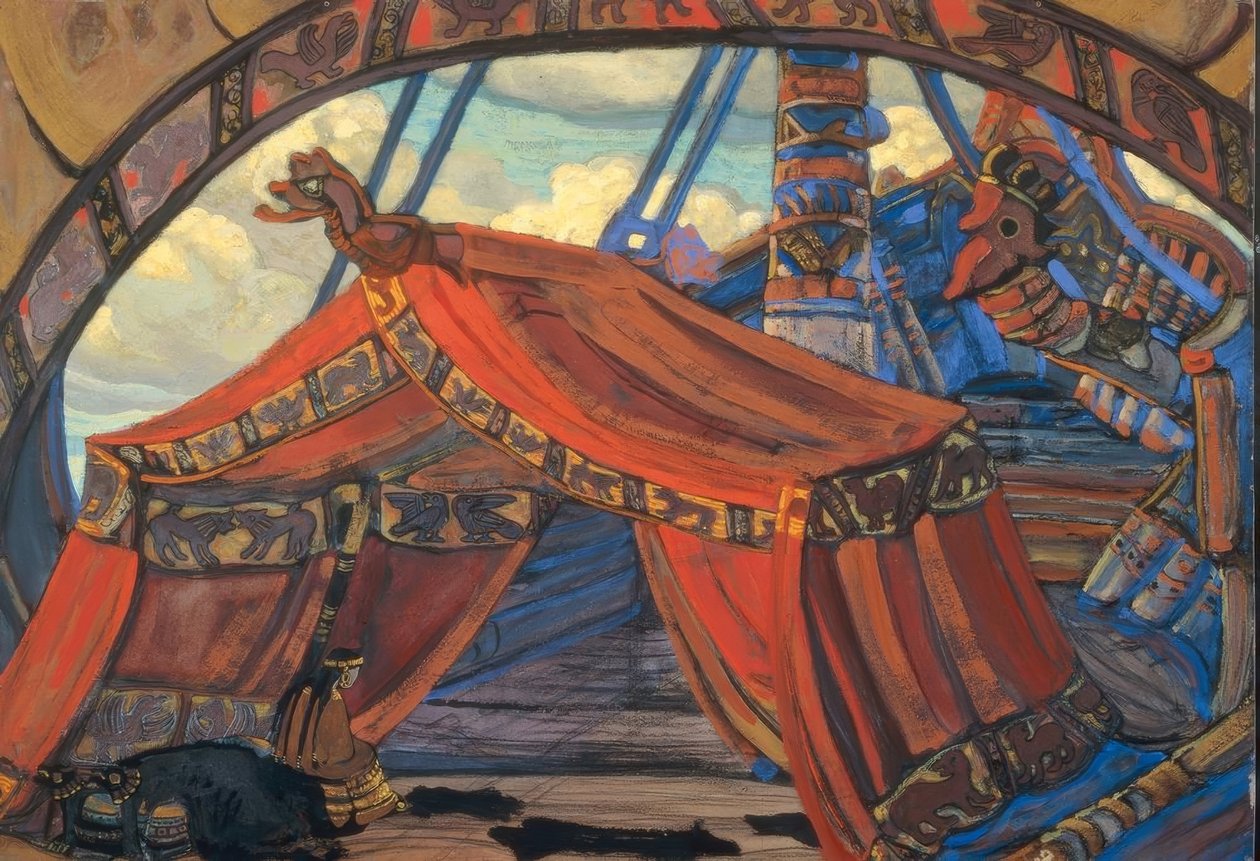 Wagner, Tristan / Roerichs scene af Nikolai Konstantinowitsch Roerich