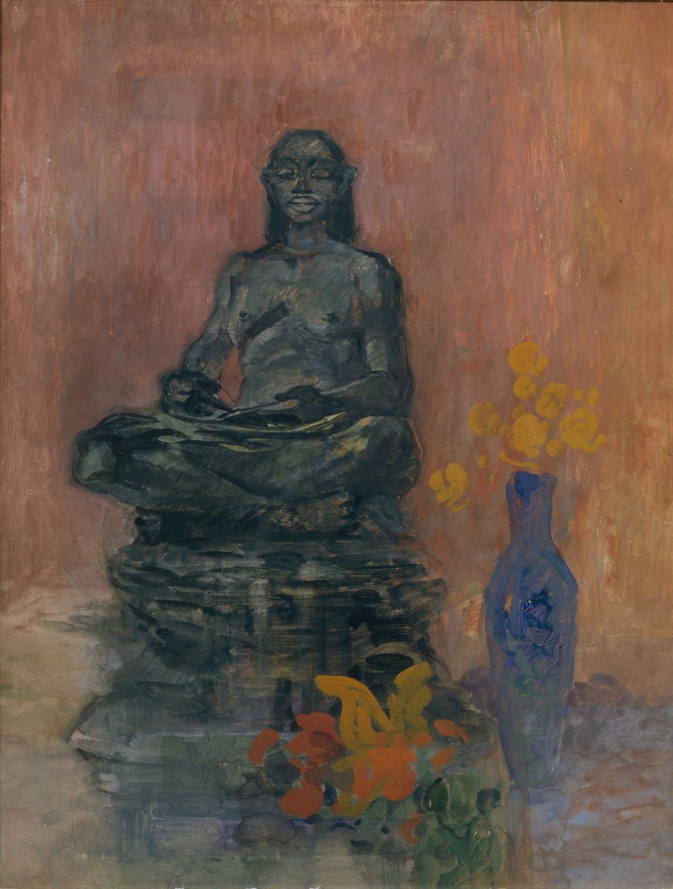 En hinduistisk gud, 1900-tallet af Nikolaj Nikolaevic Sapunov
