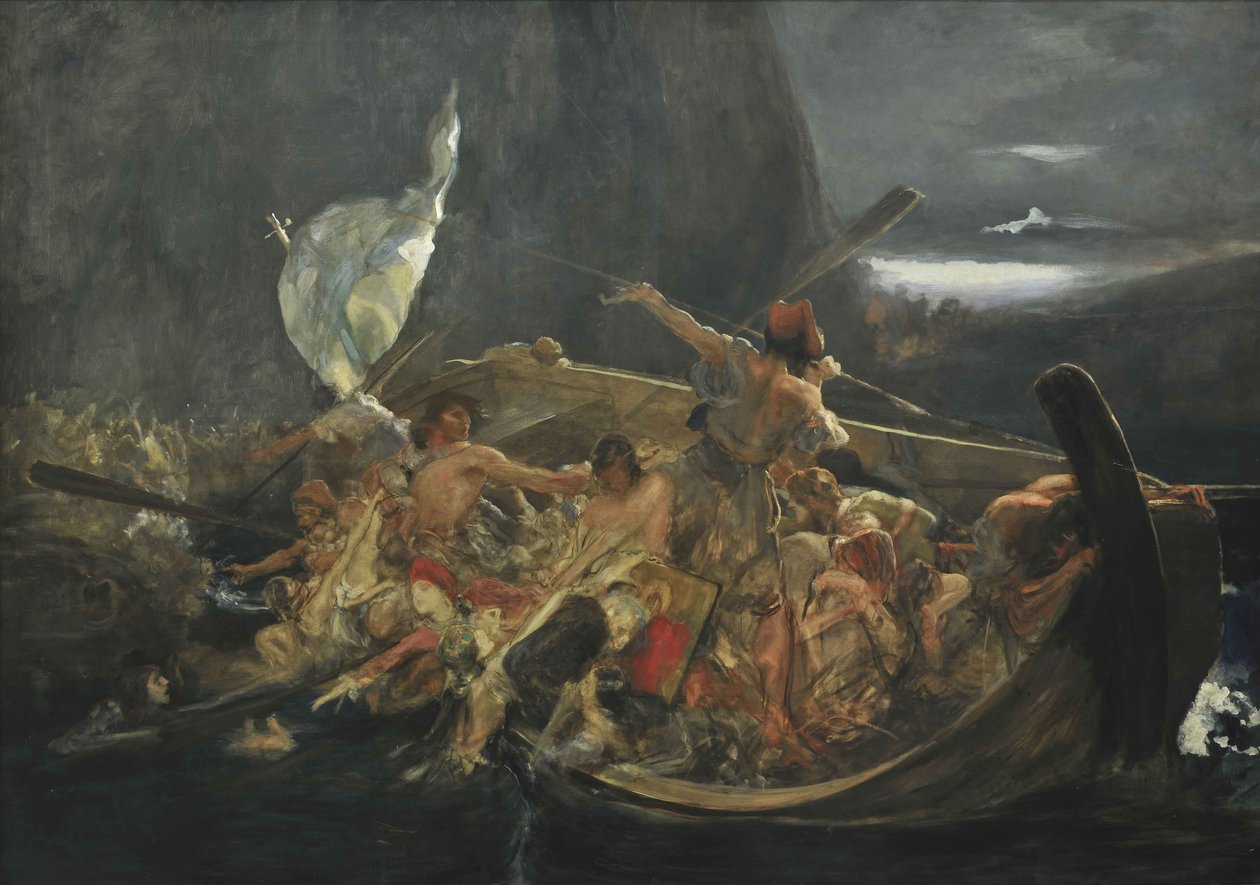 Efter ødelæggelsen af ​​Psara af Gyzis Nikolaos