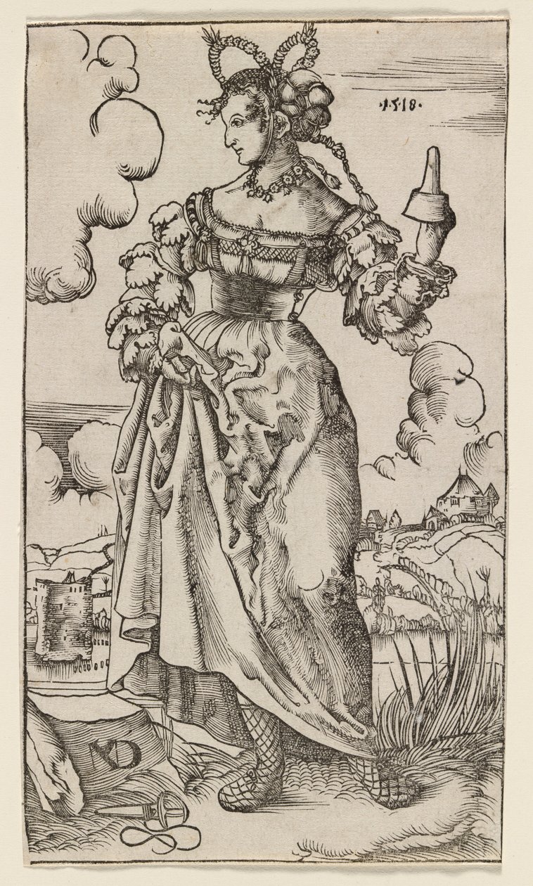 The Wise and Foolish Virgins: The Fifth Foolish Virgin, 1518. af Nikolaus Manuel Deutsch