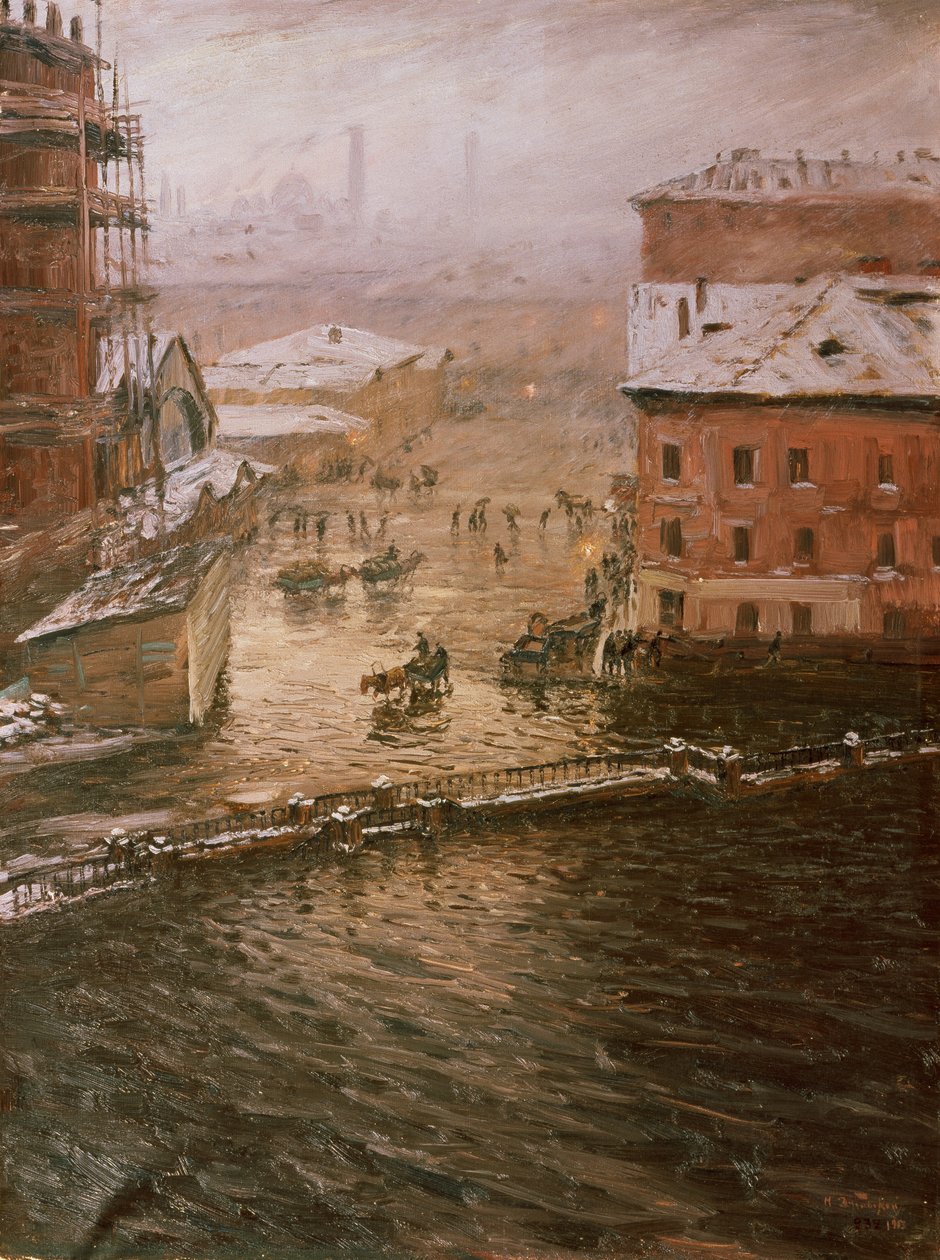 Oversvømmelse i St. Petersborg, 1903 af Nikolay Nikanorovich Dubovskoy