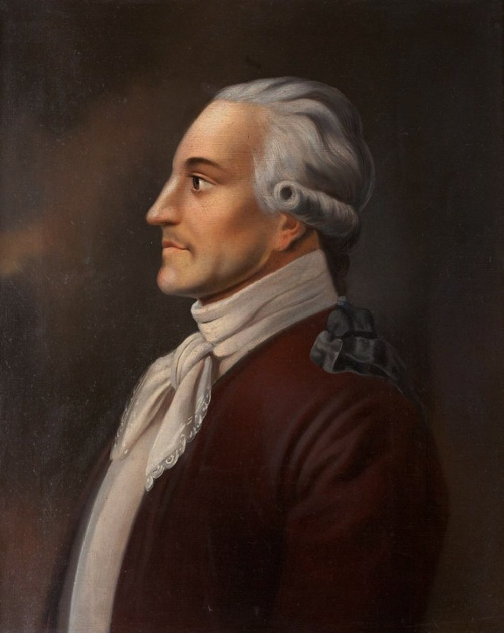 Portræt af digteren Yakov Knyazhnin 1742-1791, 1854-1858 af Nikolay Ivanovich Polivanov