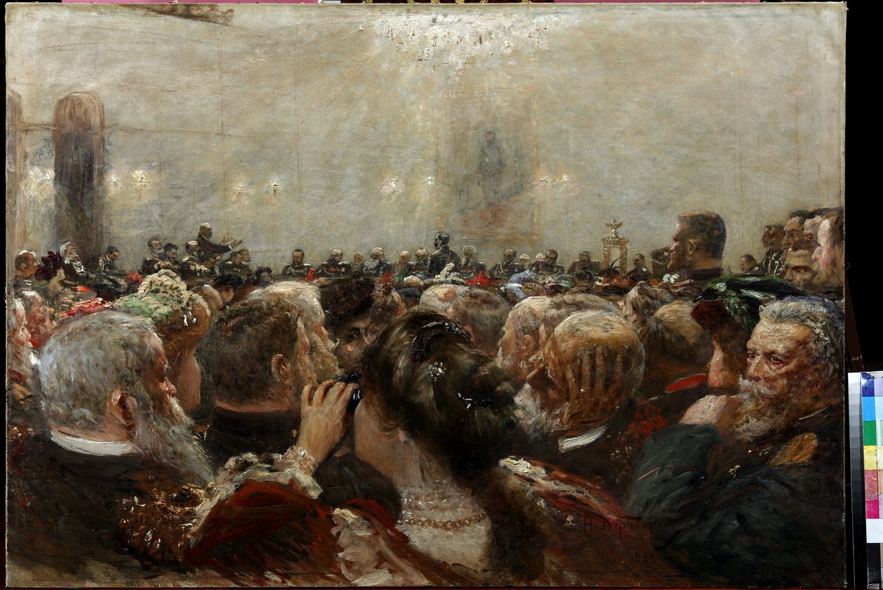 The Port Arthur Trial af Dubovskoy, Nikolai Nikanorovich (1859-1918) af Nikolay Nikanorovich Dubovskoy