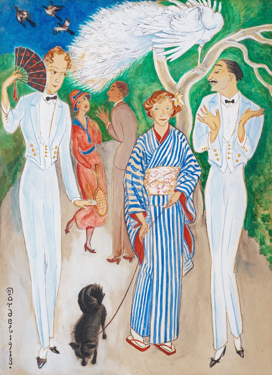 Påfugle af Nils von Dardel
