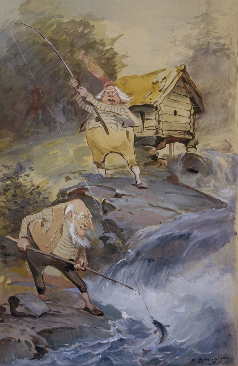 Fiskeheld af Nils Bergslien