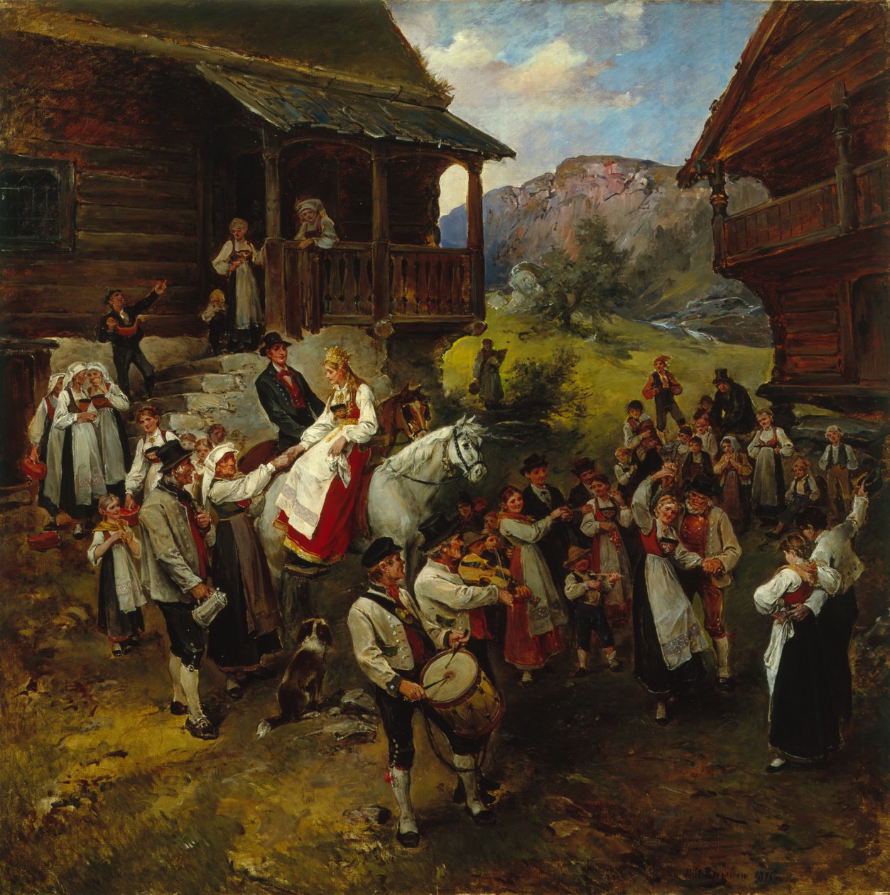 Bryllupsgården af Nils Bergslien