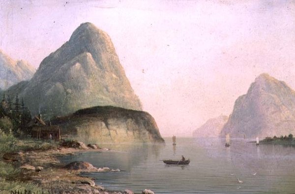 En Fjordscene af Nils Hans Christiansen
