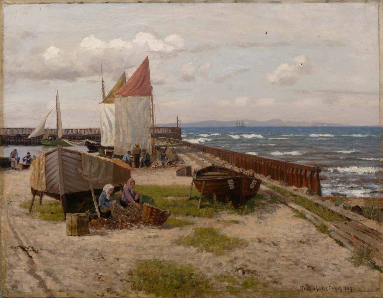 Ved kysten af Nils Hansteen