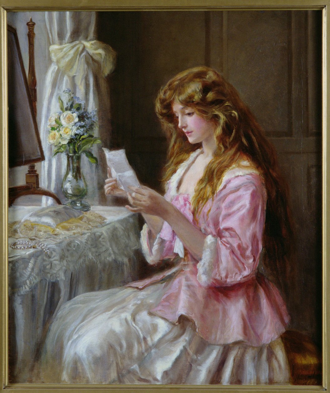 Kærlighedsbrevet, 1904 af Nina Hardy