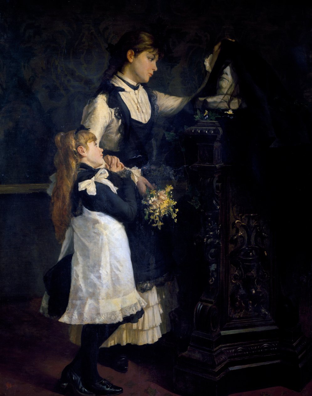 Forældreløse, maleri af Nino Carnevali (1849-efter 1912) af Nino Carnevali