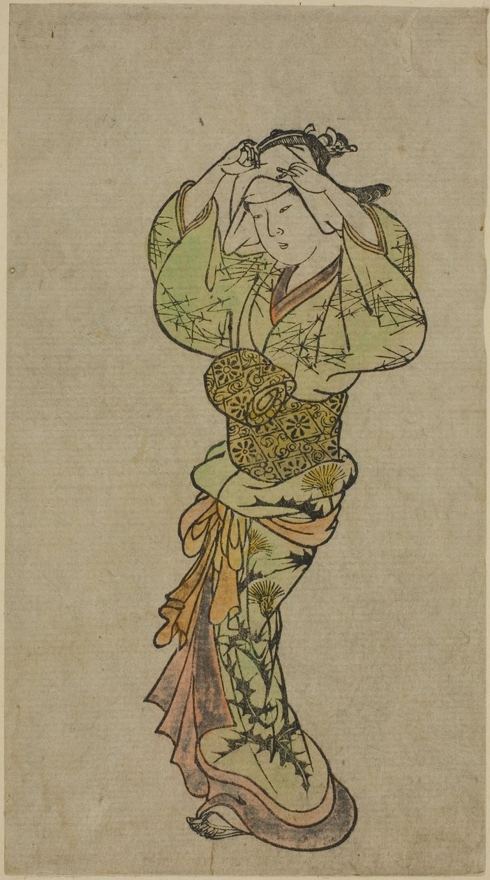 En danser af Nishikawa Sukenobu
