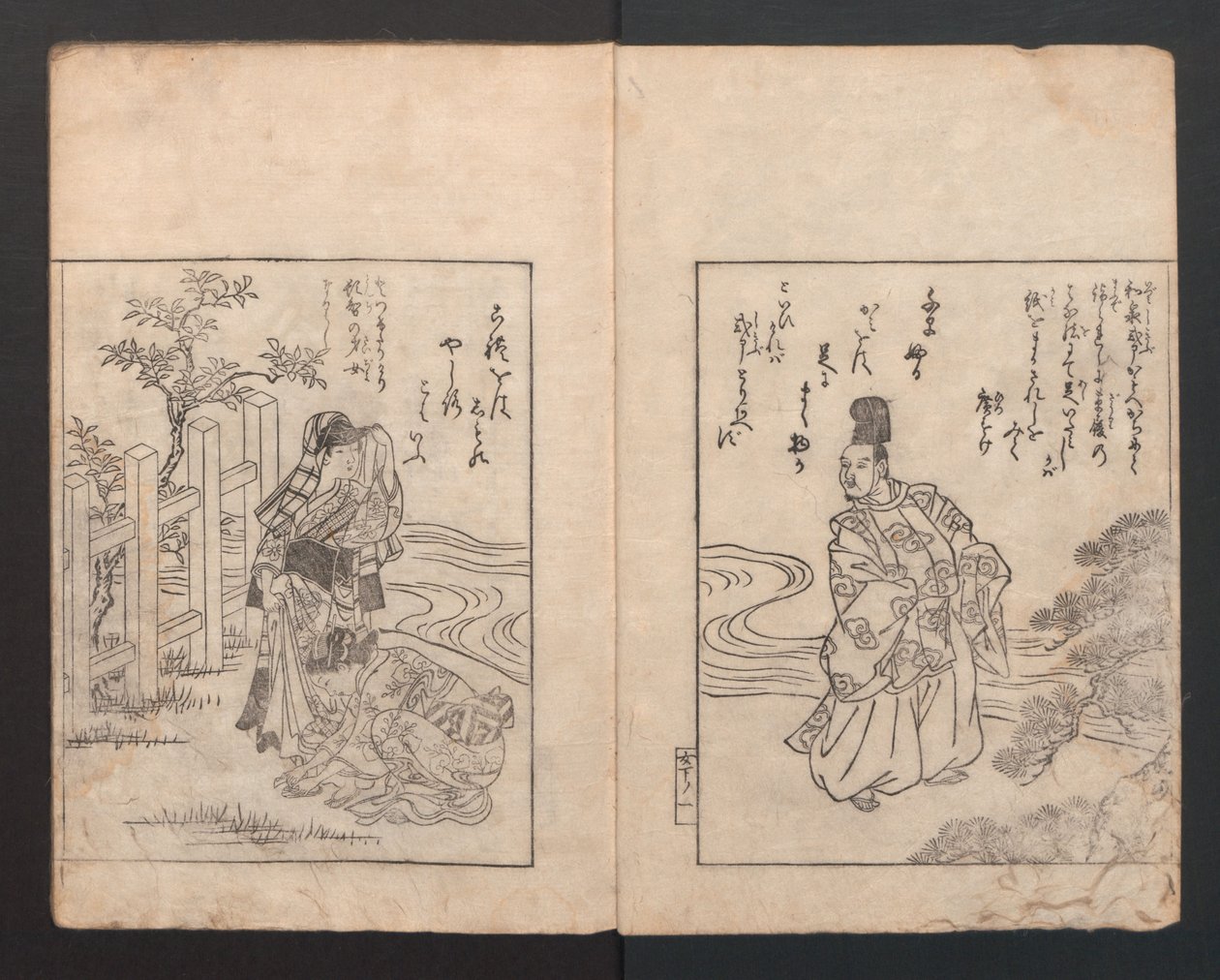 Billedbog: Camellia Ehon Himetsubaki, 1745., 1745. af Nishikawa Sukenobu