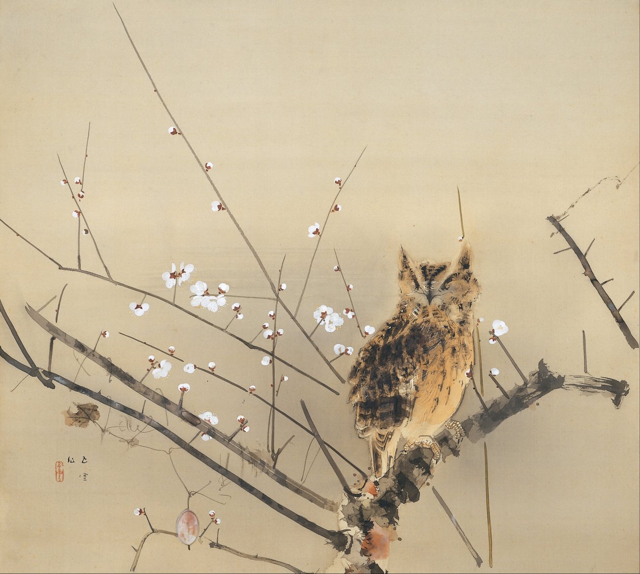 Tidlige blommeblomster af Nishimura Goun