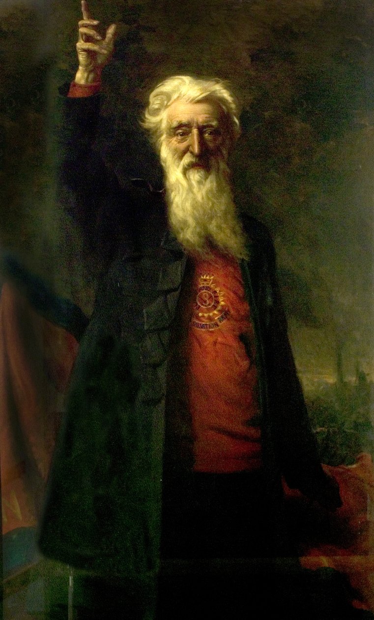 General William Booth, grundlægger af Frelsens Hær (olie på lærred) af Noel Denholm Davis