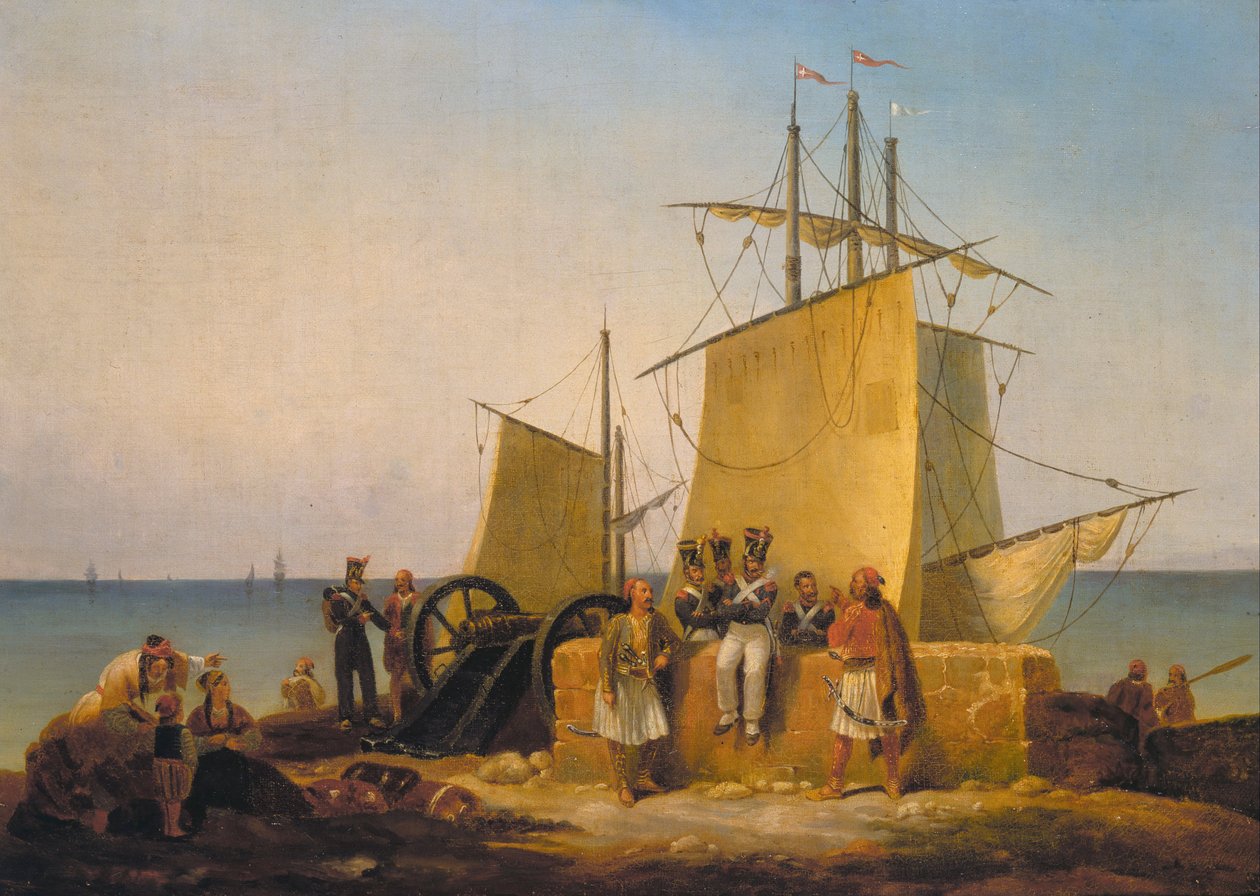 Moree Expedition (græsk uafhængighedskrig eller græsk revolution af Noel Dieudonne Finart