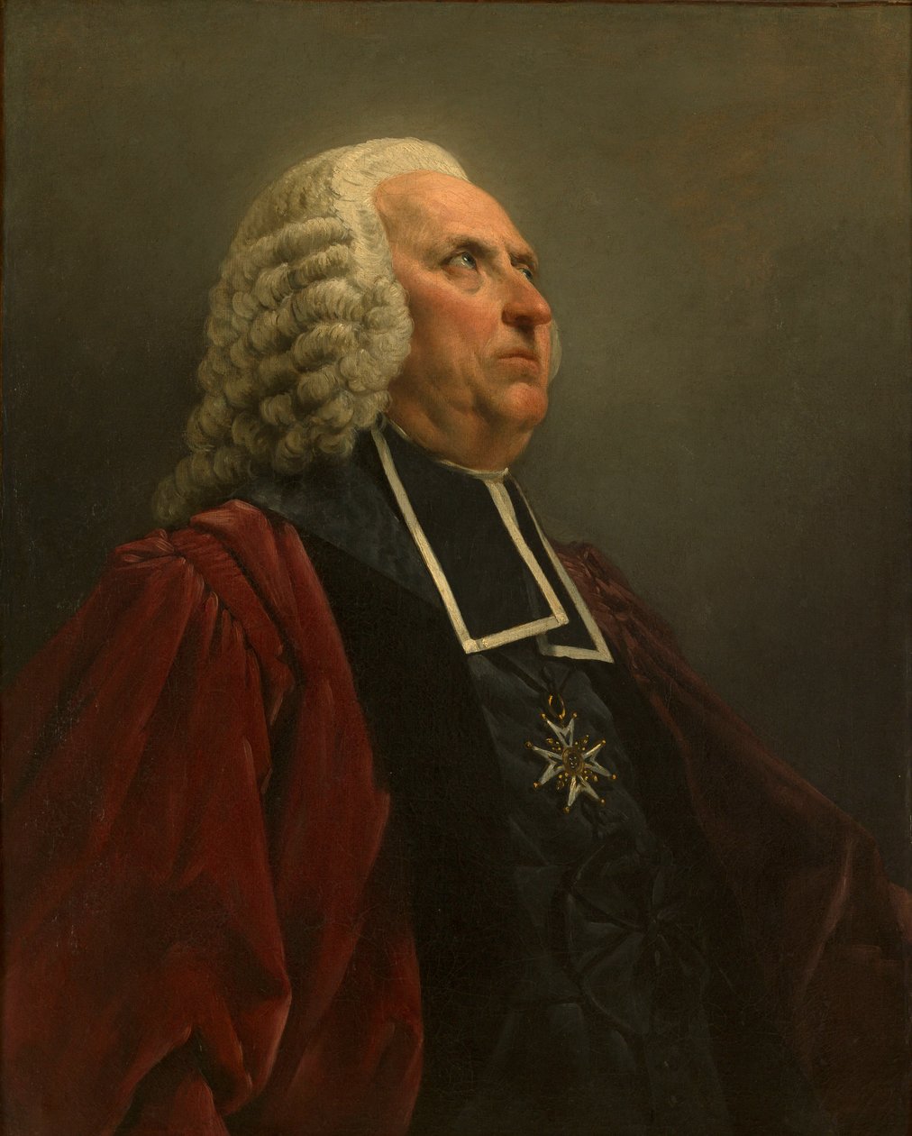 Portræt af forfatteren Louis-Sébastien Mercier 1740-1814, ca. 1763. af Noel Halle