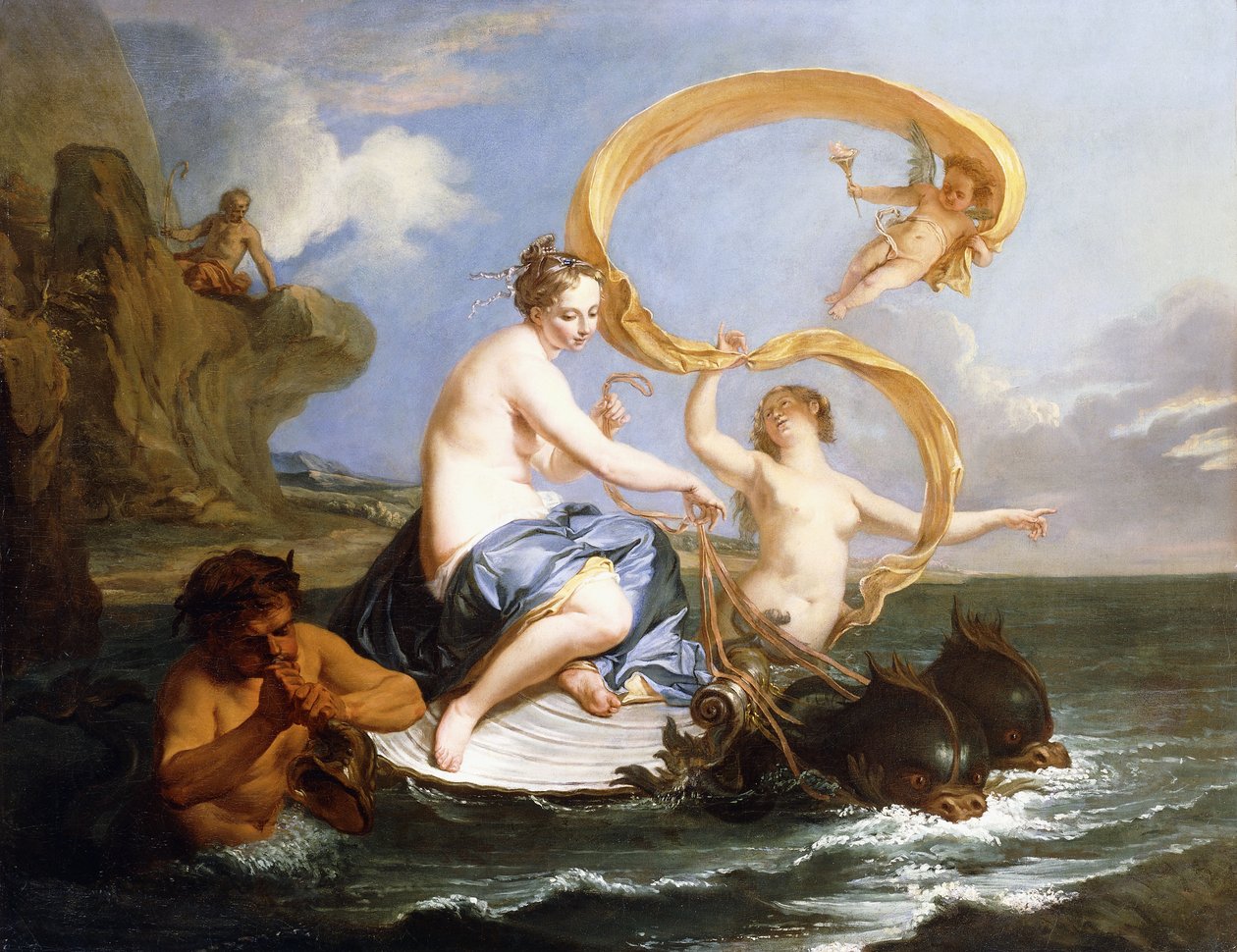 Galateas triumf, ca. 1727 af Noel Nicholas Coypel
