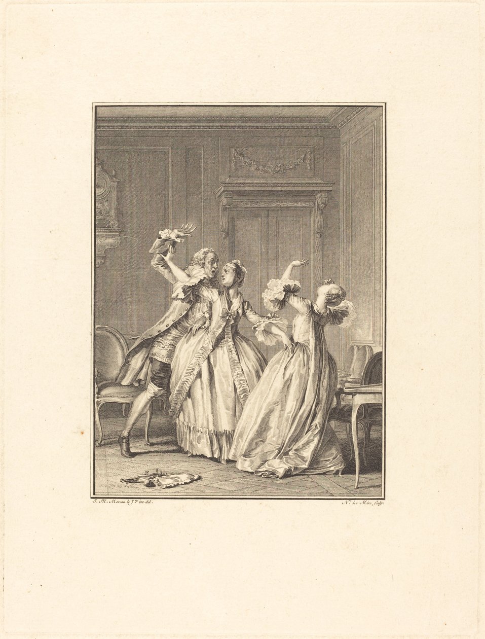 Bælgen af Noël Le Mire after Jean Michel Moreau
