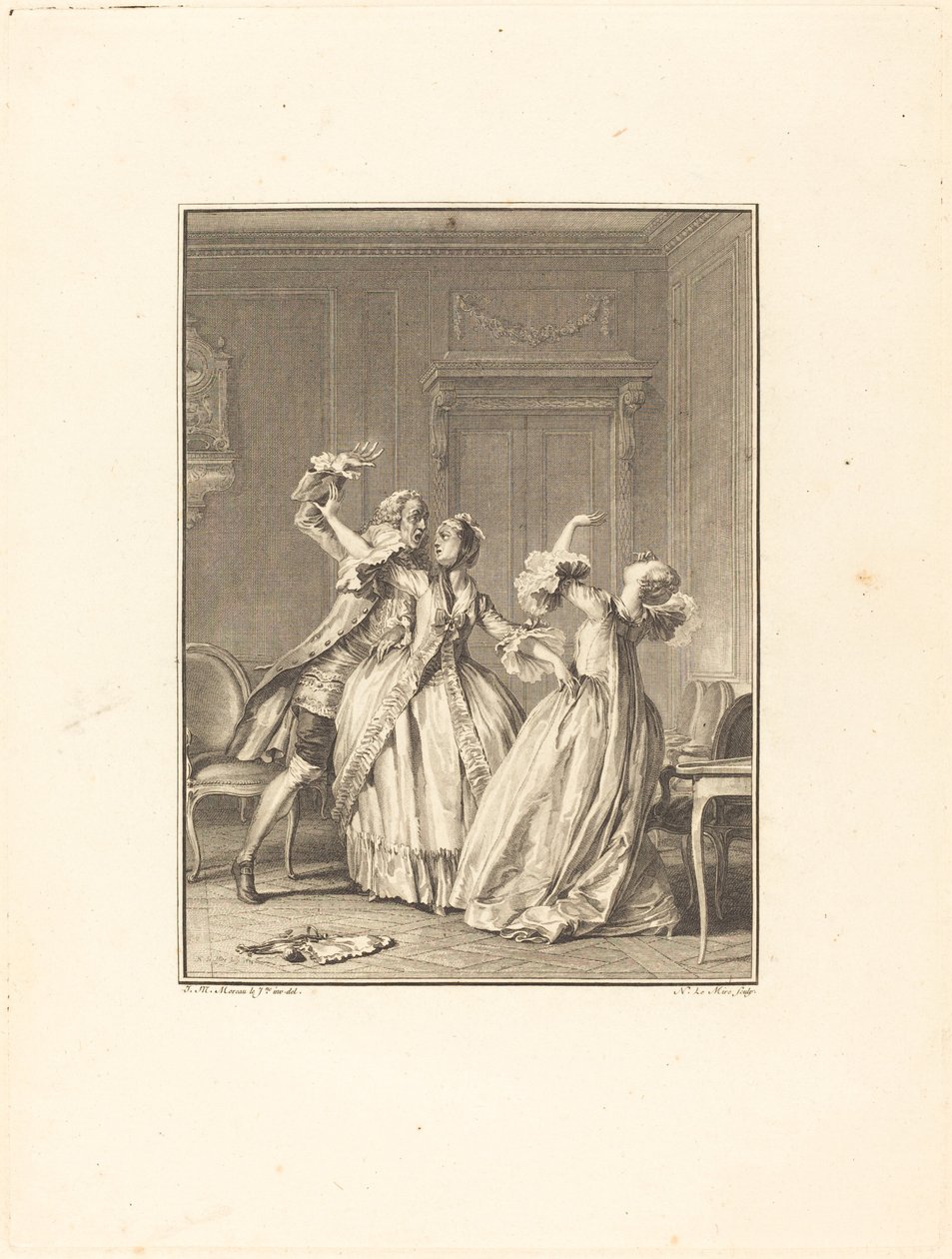 Bælgen af Noël Le Mire after Jean Michel Moreau