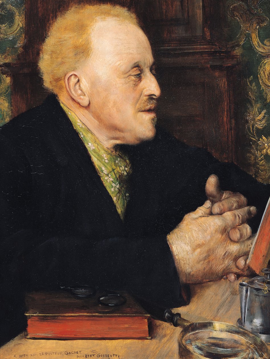 Dr. Paul Gachet (1828-1909) 1891 af Norbert Goeneutte