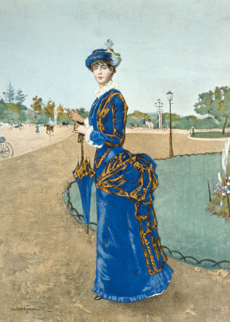oktober, ca. 1880 af Norbert Goeneutte