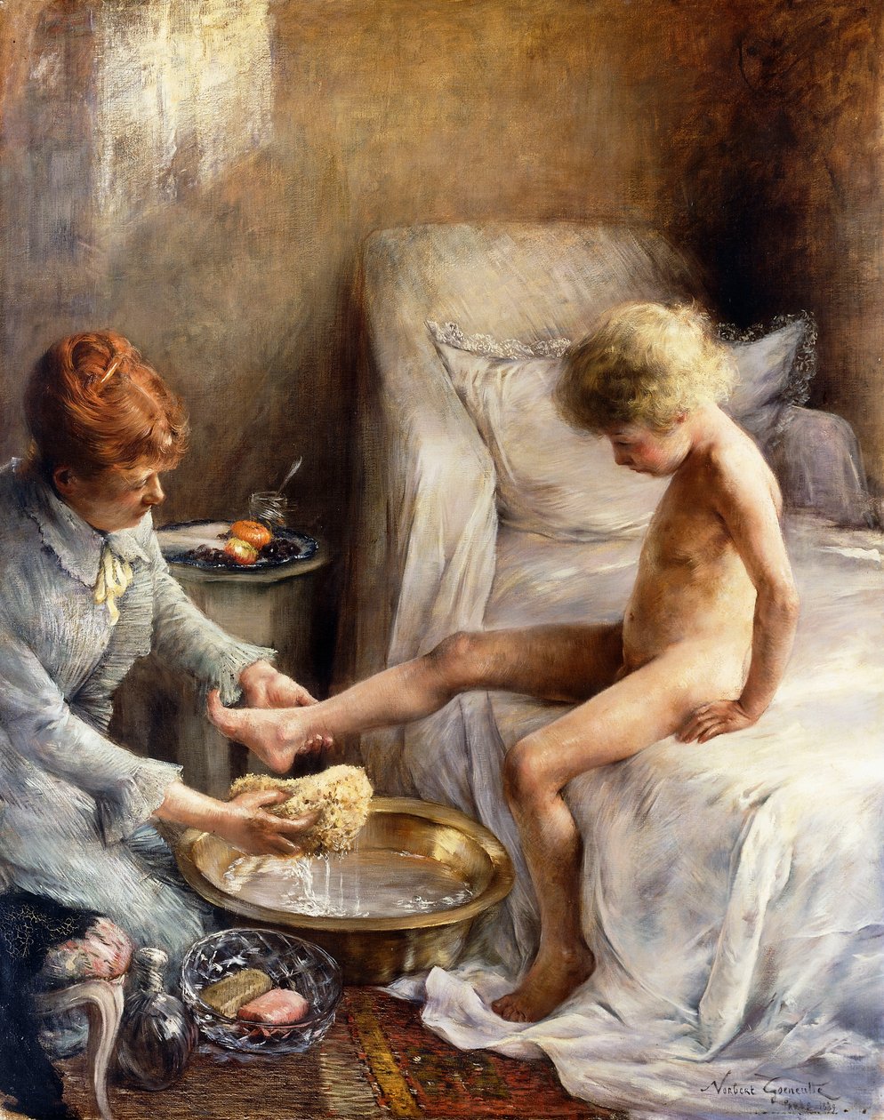 The Toilette of Jean Guerard, 1889 af Norbert Goeneutte