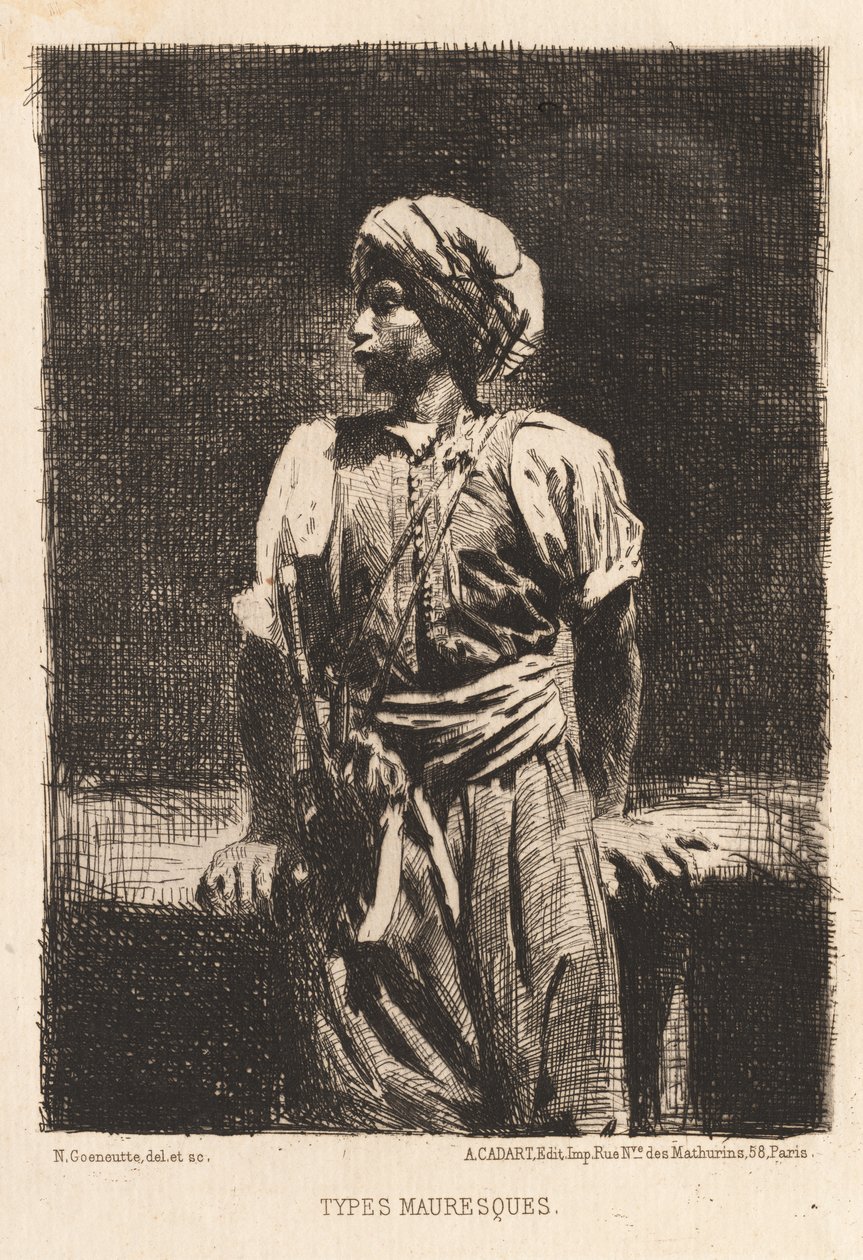 mauriske typer af Norbert Goeneutte