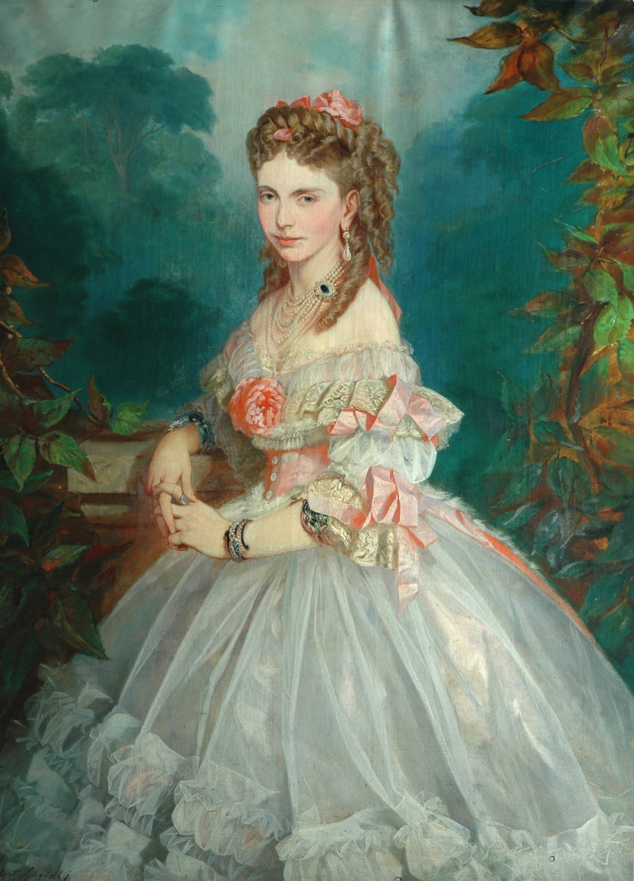 Fru Henry Butterfield, 1864 af Norbert Schroedl