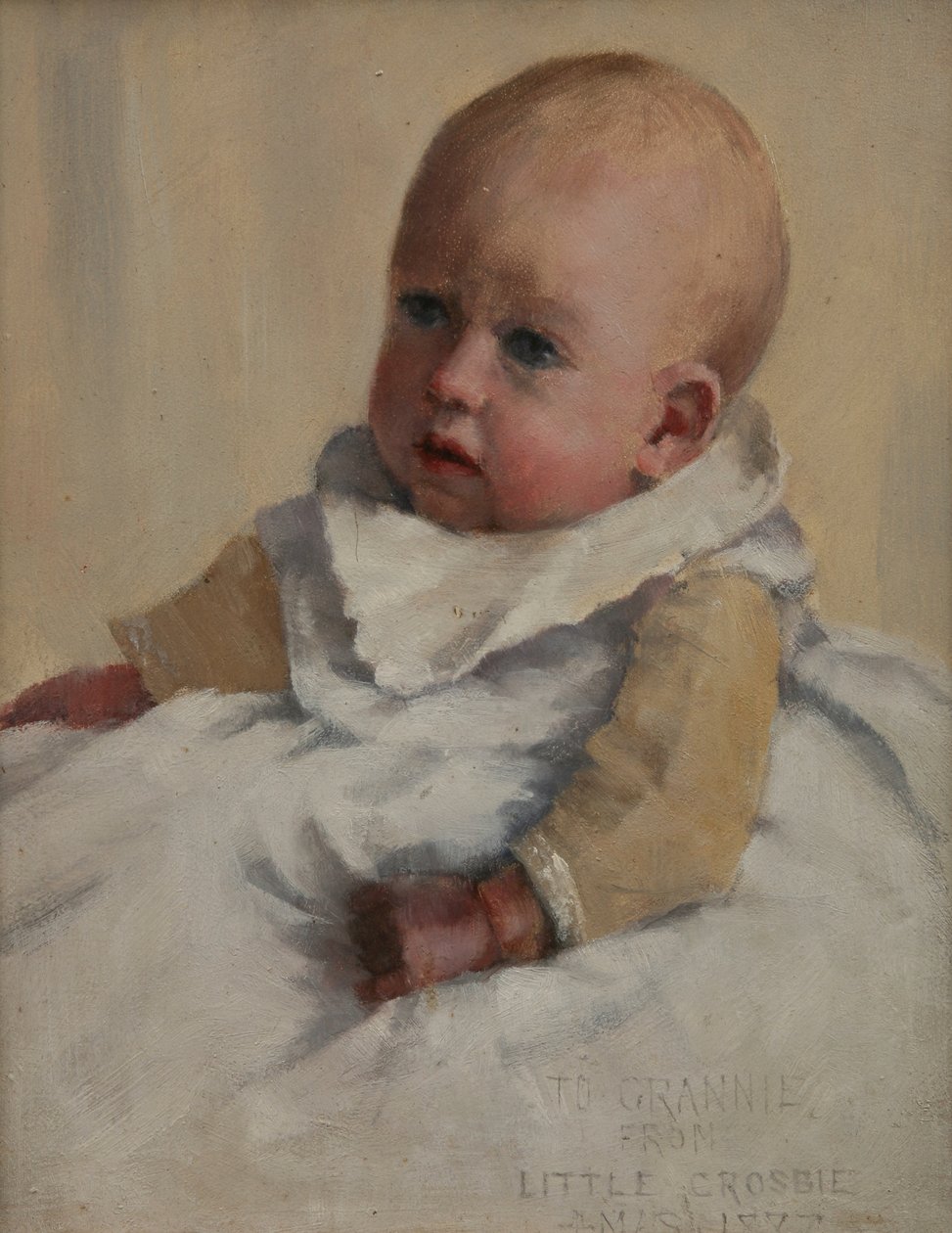 Crosbie as a Baby, 1887 af Norman Garstin