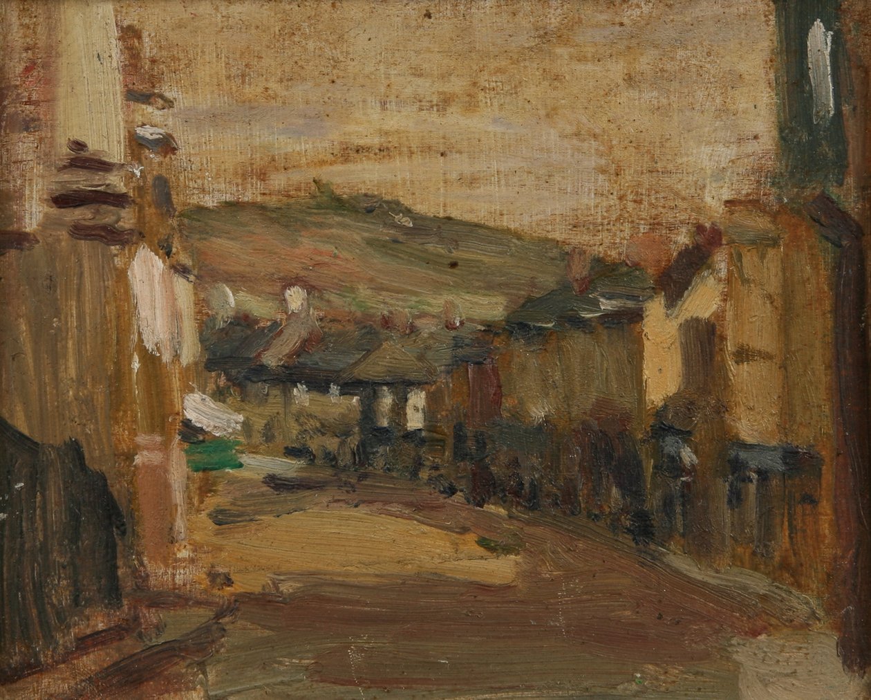 Market Jew Street af Norman Garstin