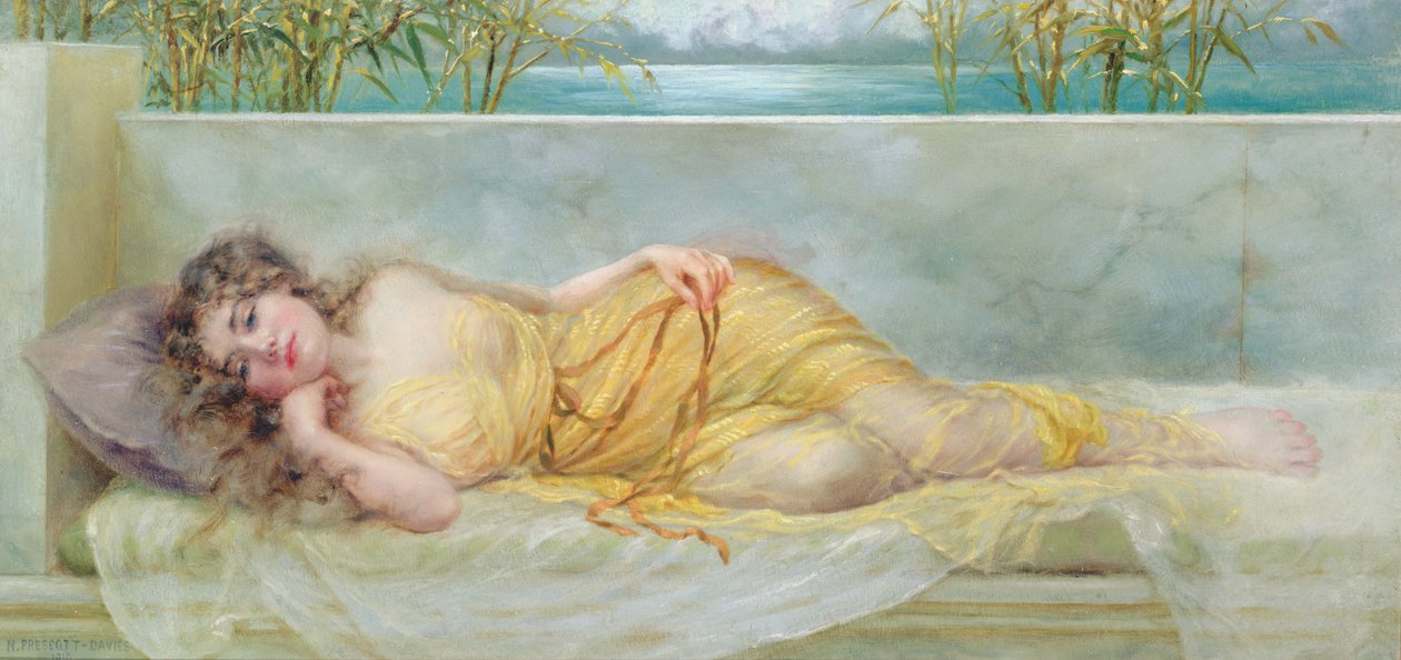 Reverie, 1910 af Norman Prescott Davies