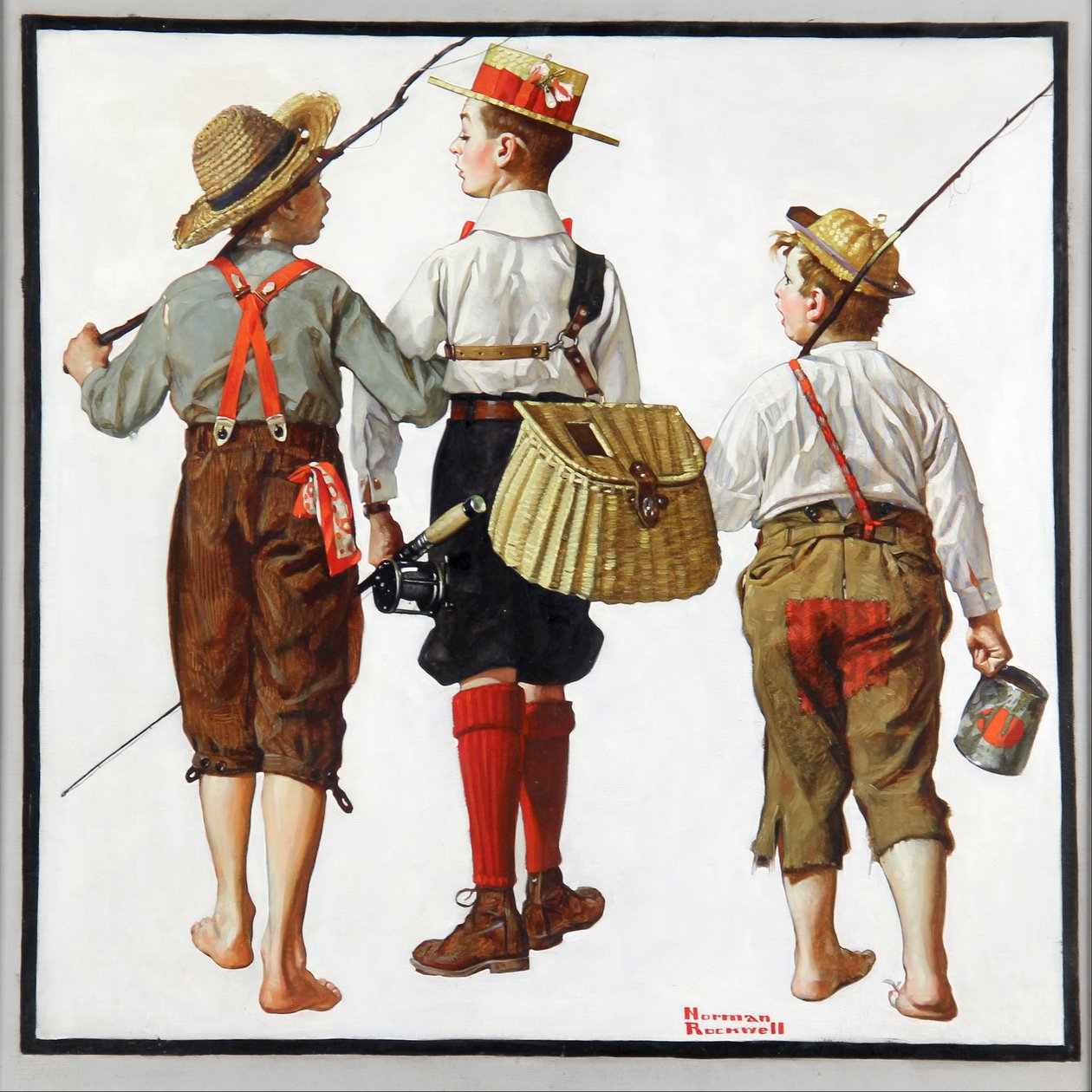 Fisketur, de vender tilbage i næste uge af Norman Rockwell