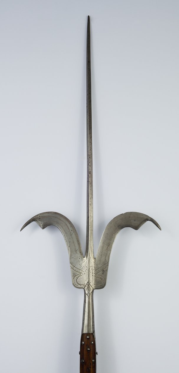Friuli Spear, ca. 1600-20 (stål og træ) af Northern Italian School