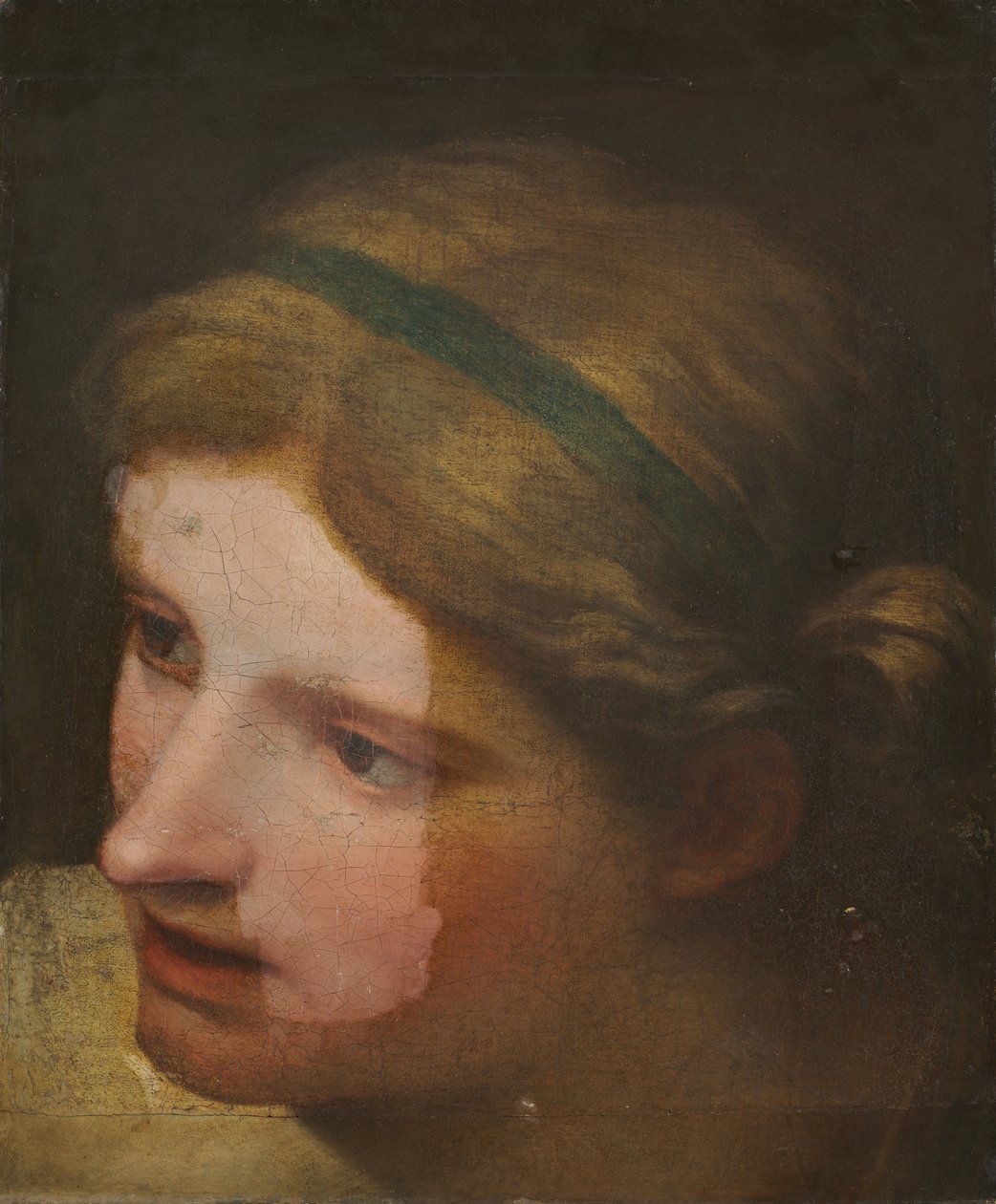 Lyttende engel af Northern Italian School