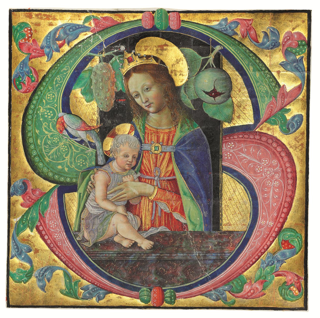 Madonna og barn, sandsynligvis Milano, ca. 1490 af Northern Italian School